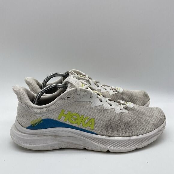 Mens Size 11D Hoka One One Solimar 1123074 BDBDB White Running Shoes Sneakers - Picture 1 of 10